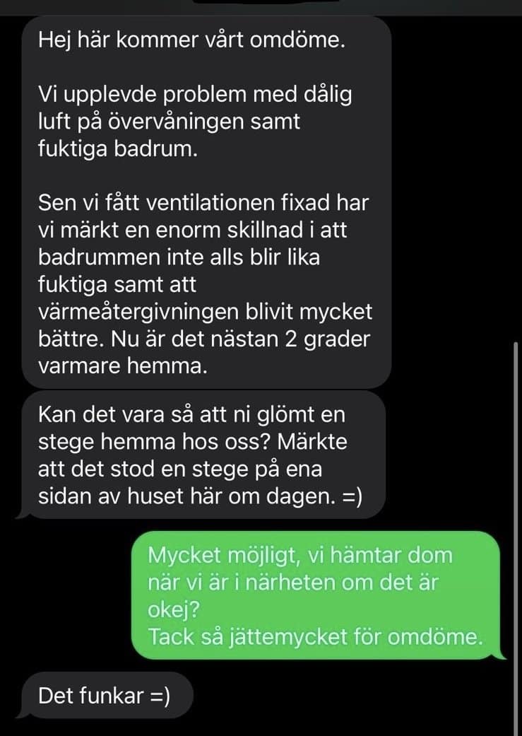 citat från nöjd kund