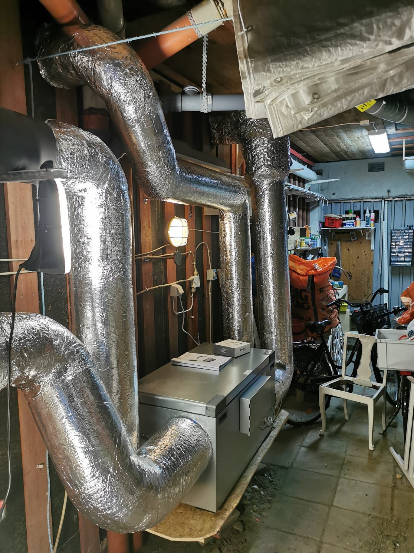 ftx system i verkstad källare