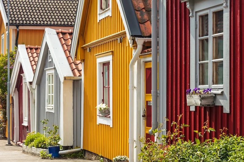 svensk villa med gammalt aggregat från PM Luft